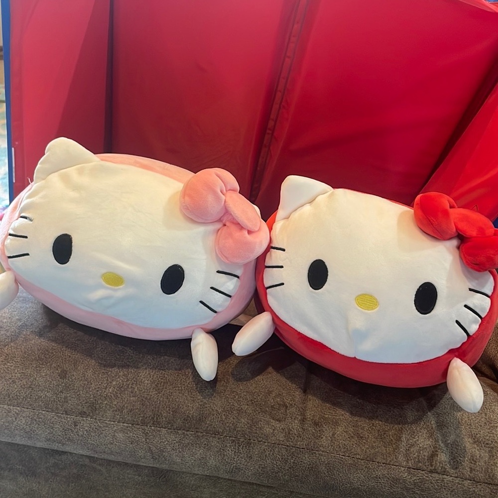 Sanrio Hello Kitty Mochi-Mochi 12” Plush X 2! - Picture 2 of 11